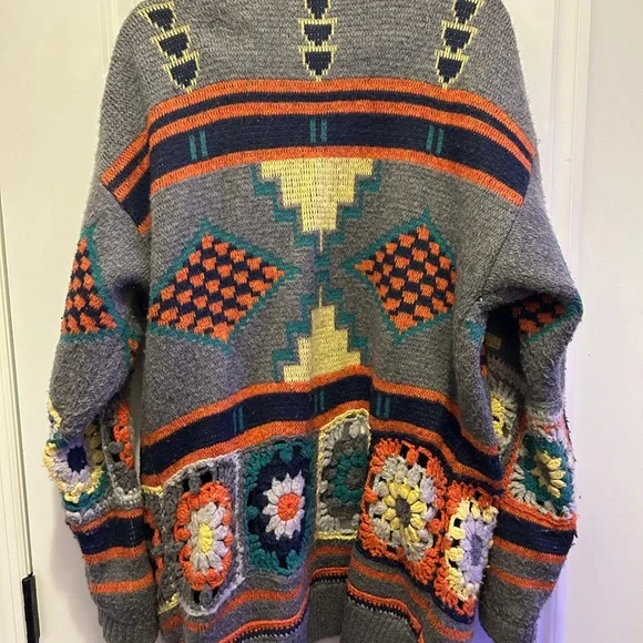 Free People Multicolor Striped Knit cardigan XS - Picture 5 of 8